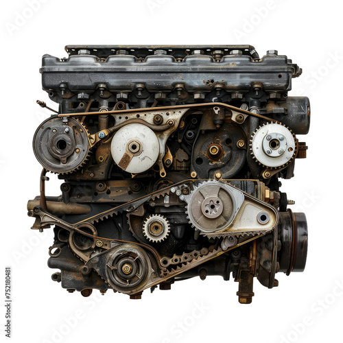 Engine Timing Cover isolated on transparent background