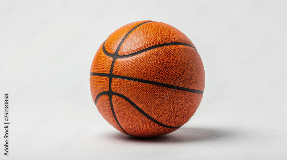 basketball ball on white background