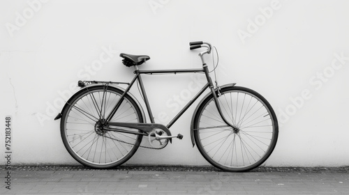 bike on white background