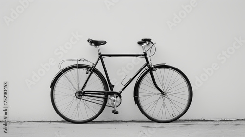bike on white background