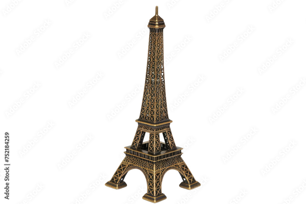 Eiffel Tower Isolated On Transparent Background