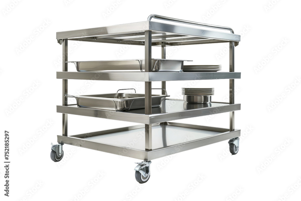 Galley Carts isolated on transparent background