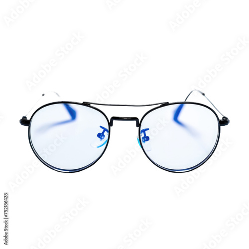Glasses isolated on transparent background