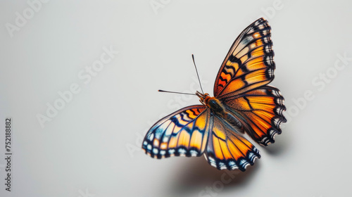 butterfly on white background © Vladislav