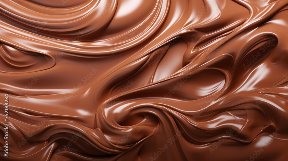 Texture of chocolate mixed with white cream. Elegant sweet background. Generative AI Texture of chocolate mixed with white cream. Elegant sweet background. Generative AI