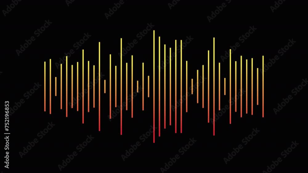 Waveform Audio Spectrum Equalizer Animation Waveform Audio Spectrum Equalizer Animation