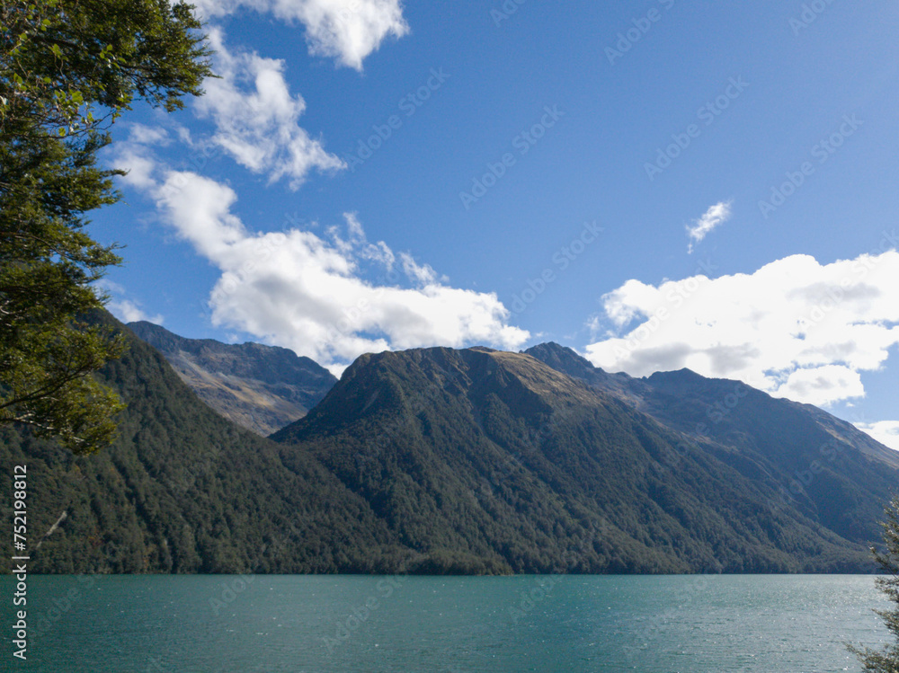 Fiordland National Park lake scenery