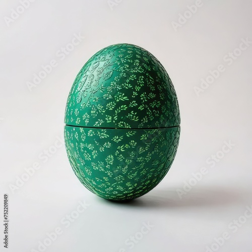 easter egg isolated on white 