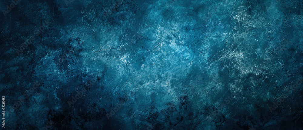 Textured Blue Abstract Background with Scratches
