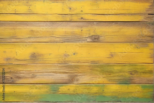 Wallpaper Mural yellow and green painted and old and dirty and weathered wood wall wooden plank board texture background Torontodigital.ca