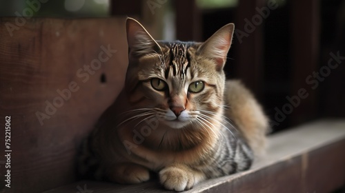 Cute Cat hd photo background  © designwala
