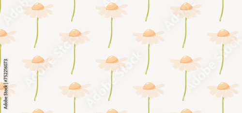 Delicate flower spring daisy pattern great for wallpaper, fabric, stationery.