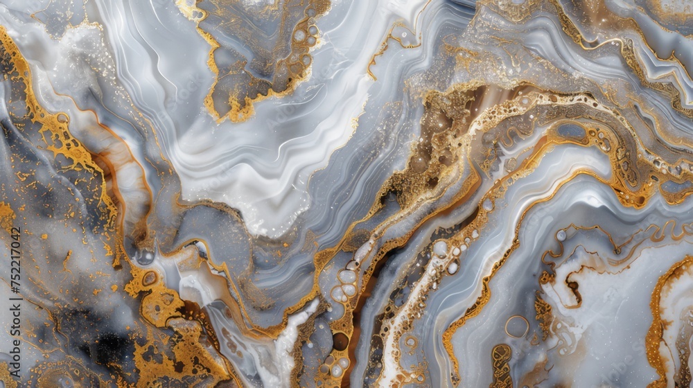 A luxurious marble texture resembling pearl stone, featuring modern paint with glitter accents. A luxurious marble texture resembling pearl stone, featuring modern paint with glitter accents.