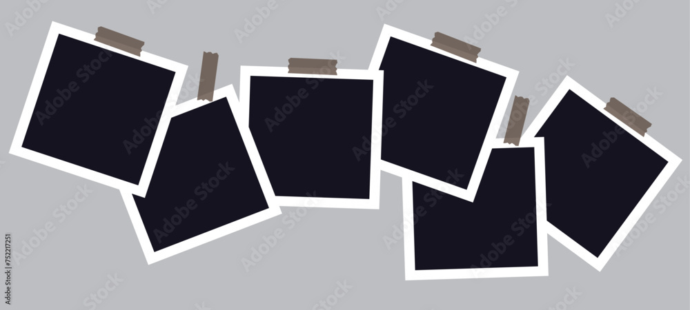 6 photo collage template. vector illustration, new collections 6 photo collage template. vector illustration, new collections