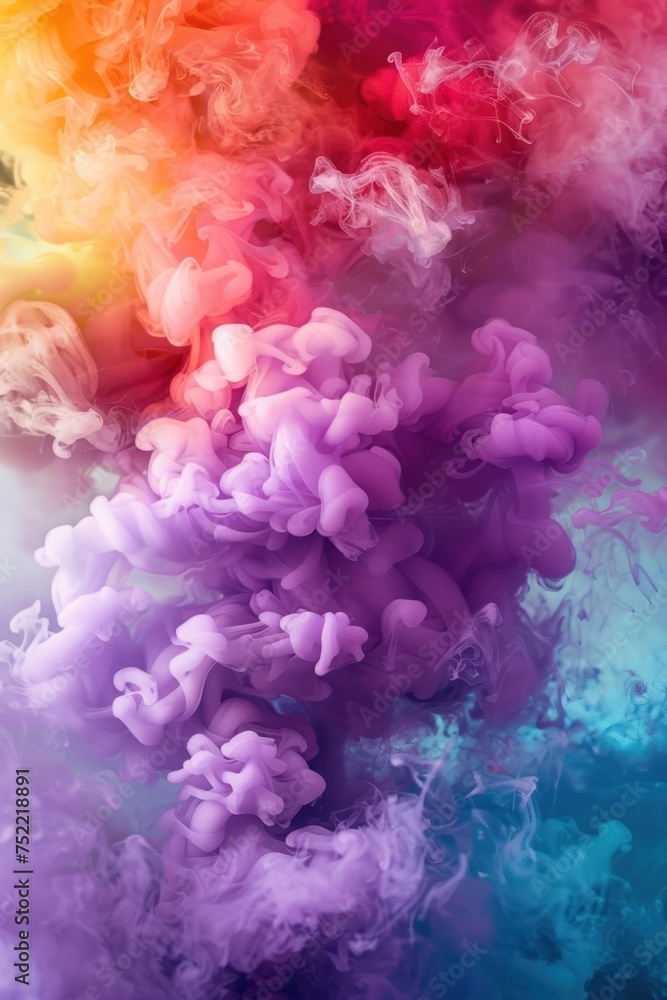 Abstract image showing purple, pink, blue, and red smoke swirls, conveying a sense of mystique and creativity Abstract image showing purple, pink, blue, and red smoke swirls, conveying a sense of mystique and creativity