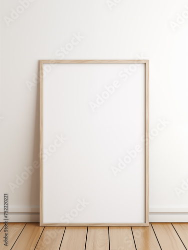 White Wall Frame Photo Blank Large