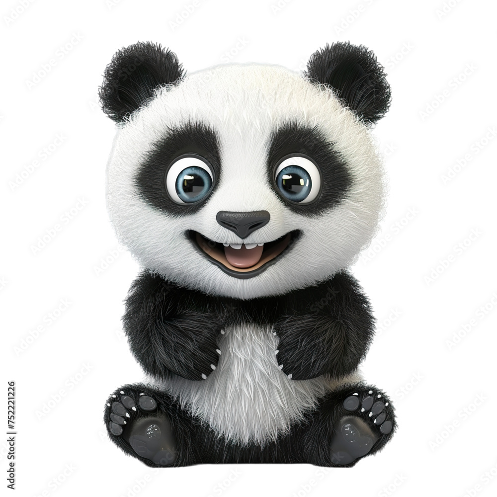 3d panda bear 3d panda bear