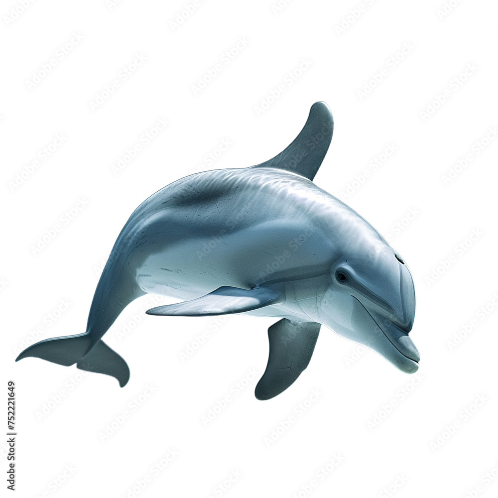 dolphin isolated on white background dolphin isolated on white background
