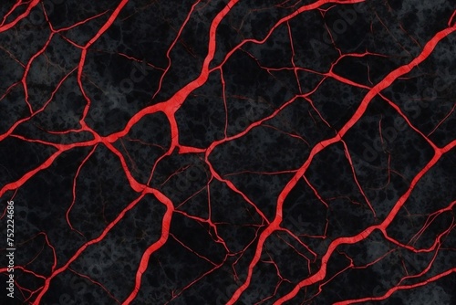 black marble texture with red lines background