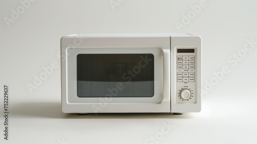 microwave on white background