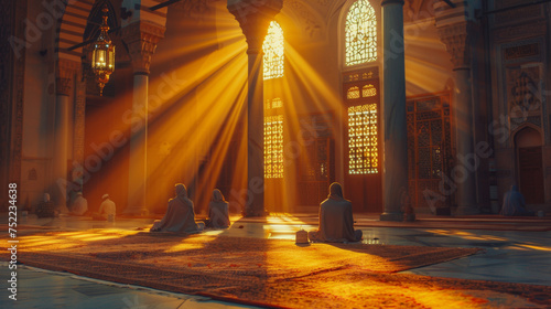 muslim worshippers in islamic culture islamic,muslim concept religious practice mosque