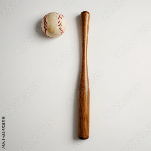 baseball bat on white
