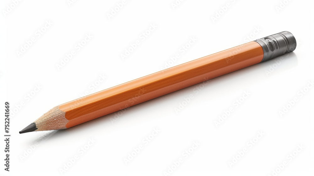 pencil on white background pencil on white background