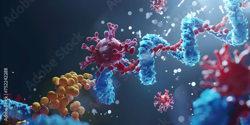Antigen and Antibody Medical Background Antibodies Immunology , mechanism of action of mRNA vaccines photo