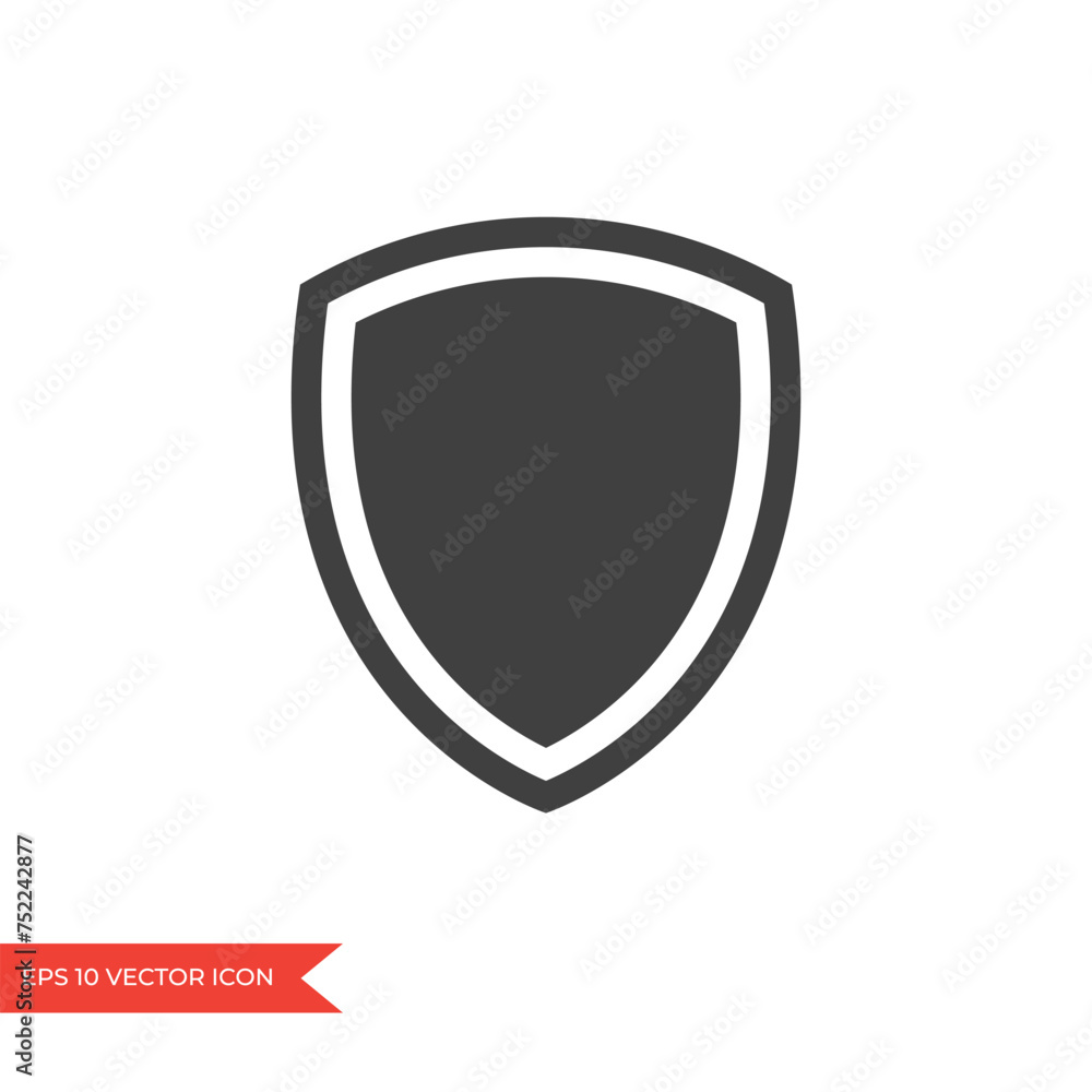 Shield icon. Secure and protection pictogram Shield icon. Secure and protection pictogram