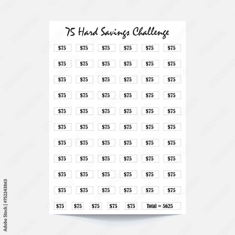 75 Hard Savings Challenge,75 Hard challenge,Money Savings,Saving Binder,Monthly Savings,Savings Tracker,Savings Planner,Money Goal Tracker 75 Hard Savings Challenge,75 Hard challenge,Money Savings,Saving Binder,Monthly Savings,Savings Tracker,Savings Planner,Money Goal Tracker