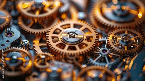 A Close Up View of Gears