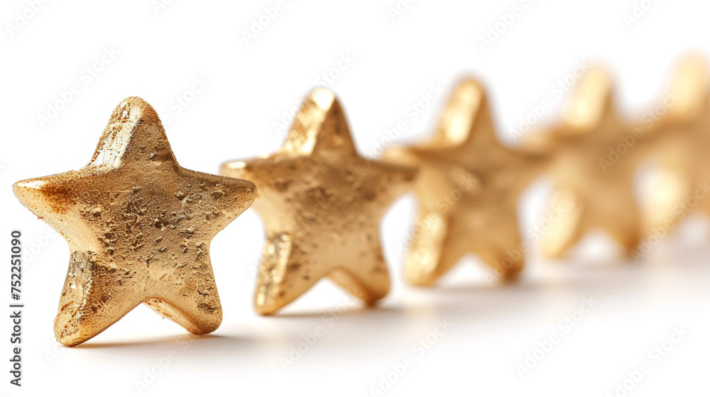 rating on white background