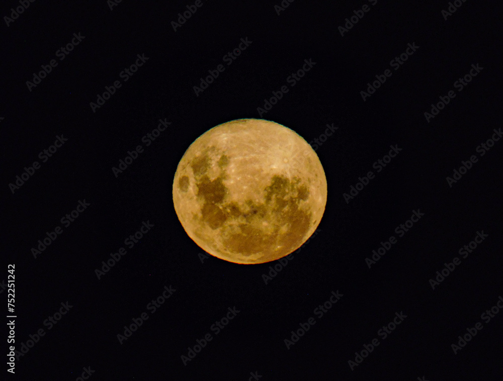 Fototapeta premium full moon in the night sky