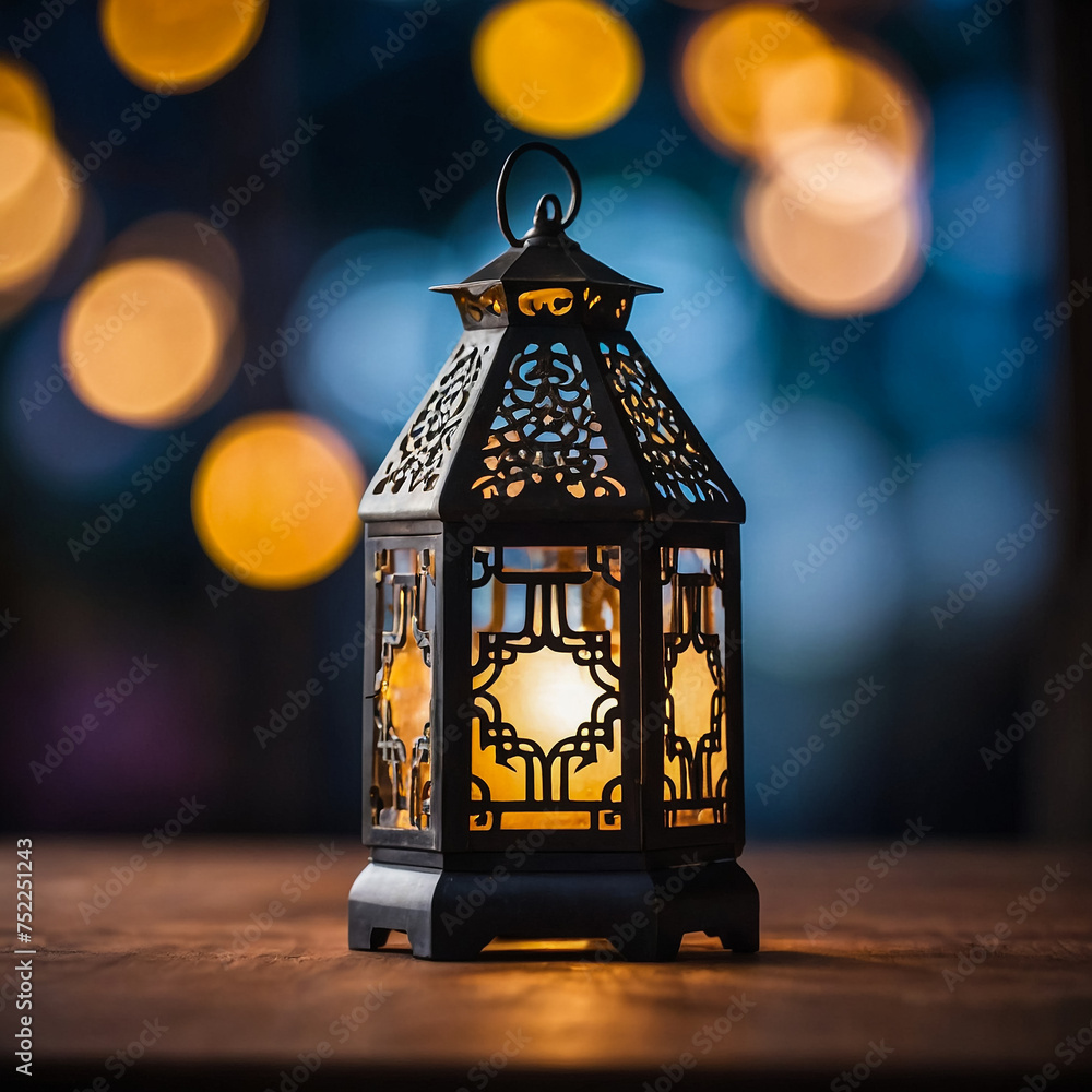 lantern in the night