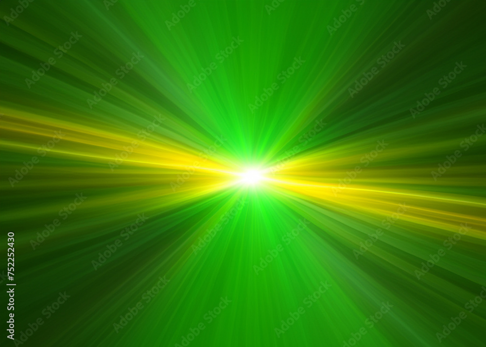 Asymmetric green light burst, abstract beautiful rays of lights on dark green background with the color of green and yellow, golden green sparkling backdrop with copy space Asymmetric green light burst, abstract beautiful rays of lights on dark green background with the color of green and yellow, golden green sparkling backdrop with copy space