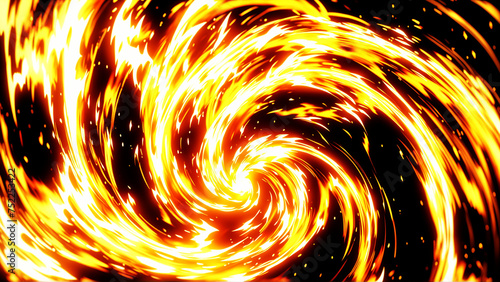 エネルギー, うずまく, 炎, エフェクト, パチンコ, らせん, 渦, 光, クルクル回る, フラクタル, ボルテックス