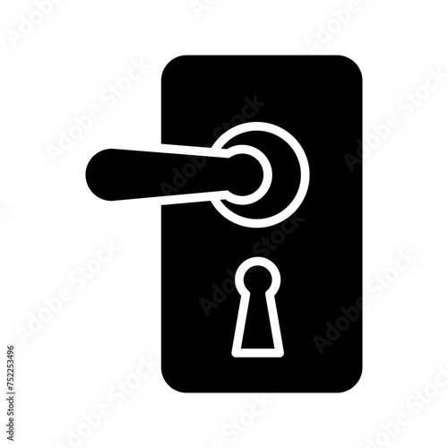 Door Lock Vector Icon