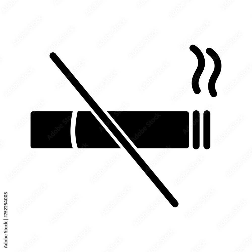 No Smoking Vector Icon No Smoking Vector Icon