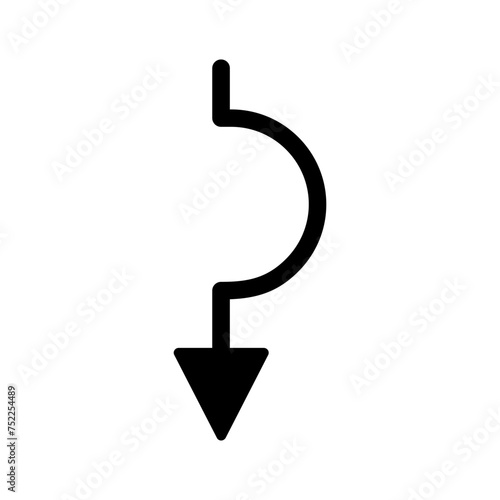 Arrow down Vector Icon