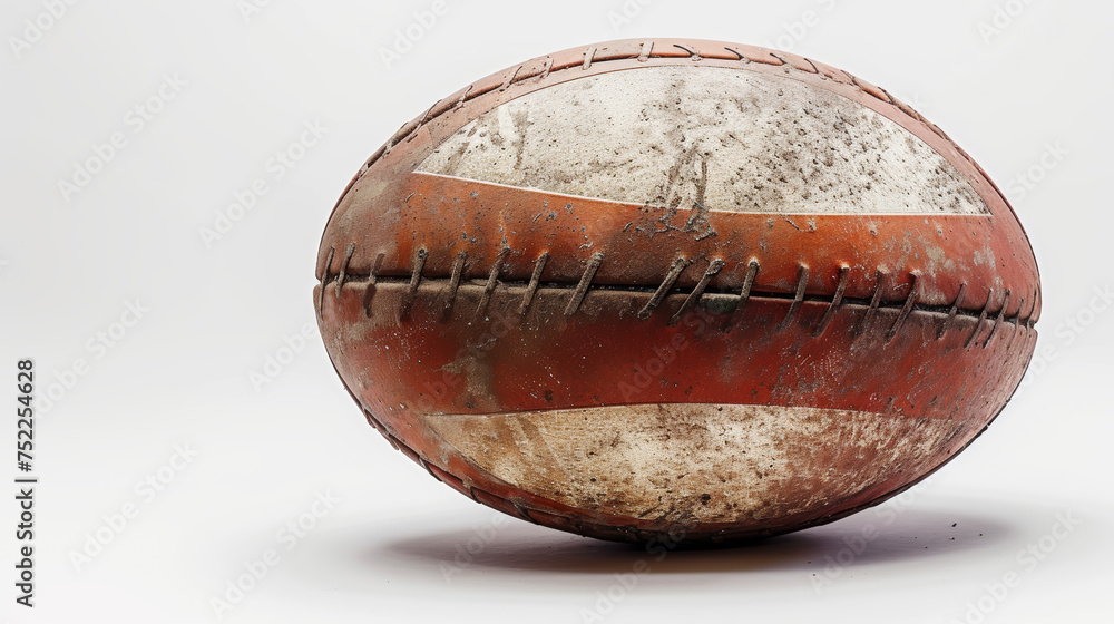 rugby ball on white background rugby ball on white background