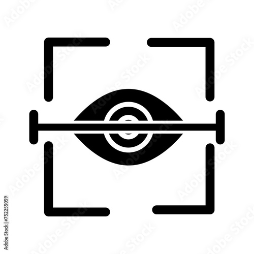 Eye Scan Vector Icon