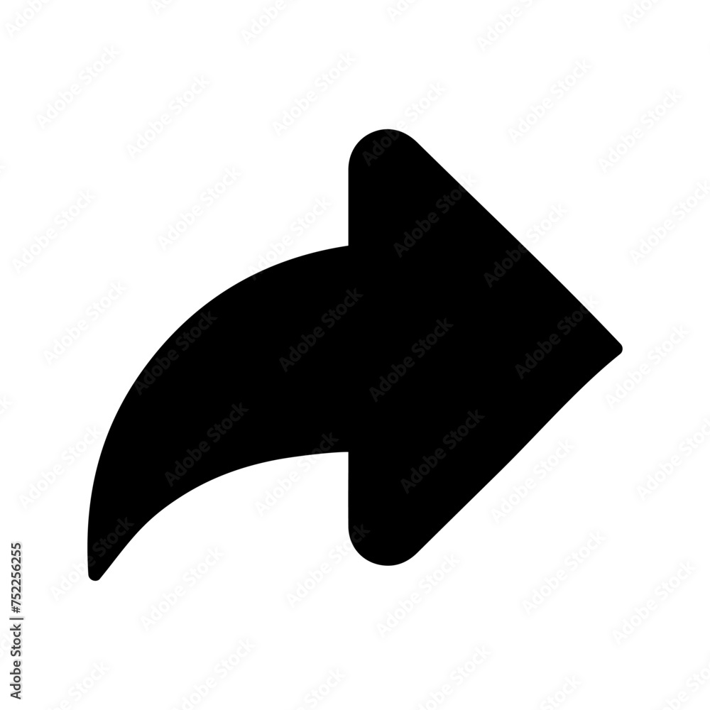 Right Back Arrow Vector Icon Right Back Arrow Vector Icon
