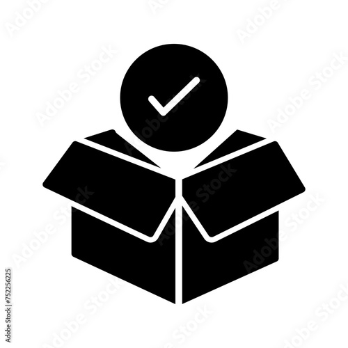 Package Receiving Vector Icon