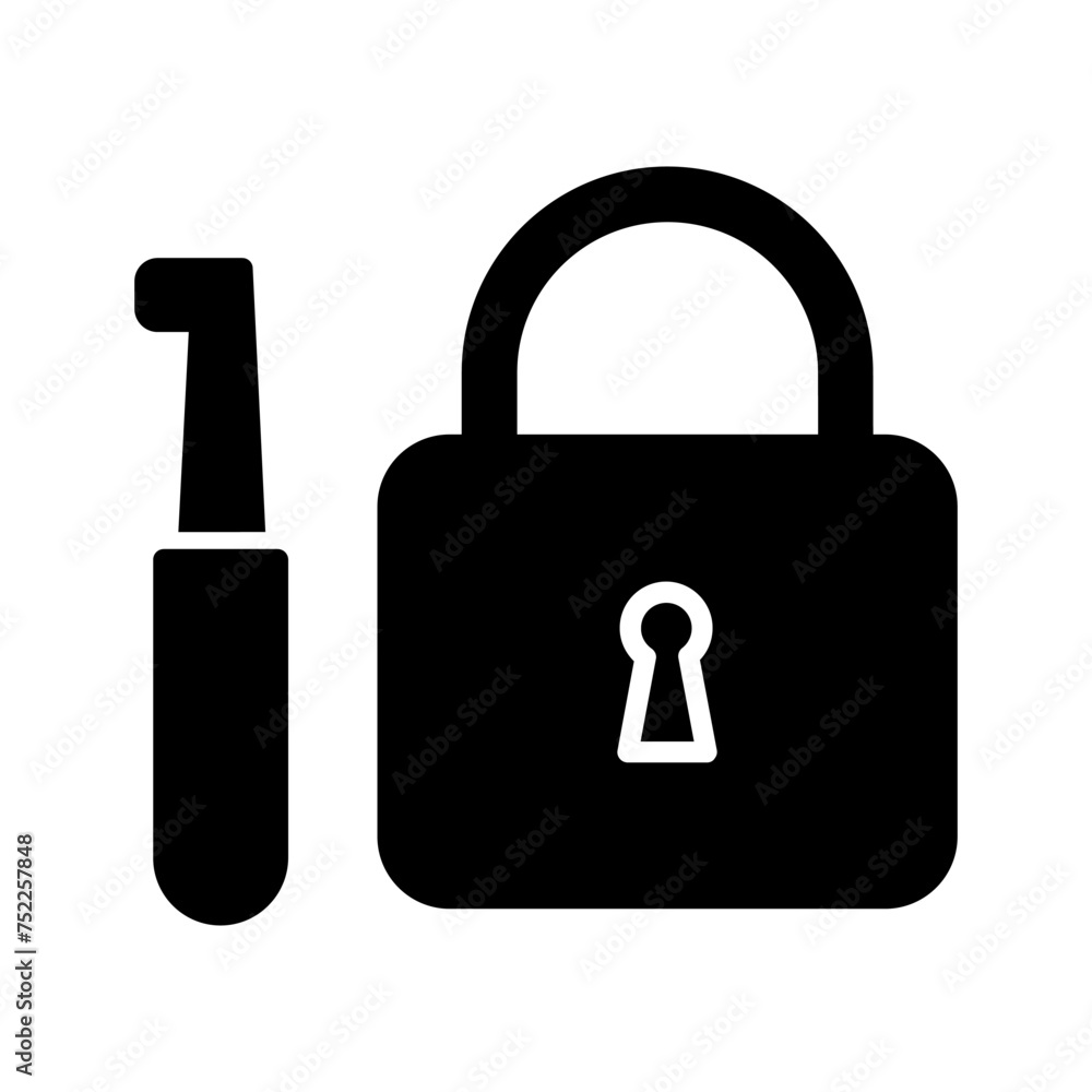 Lockpick Vector Icon Lockpick Vector Icon