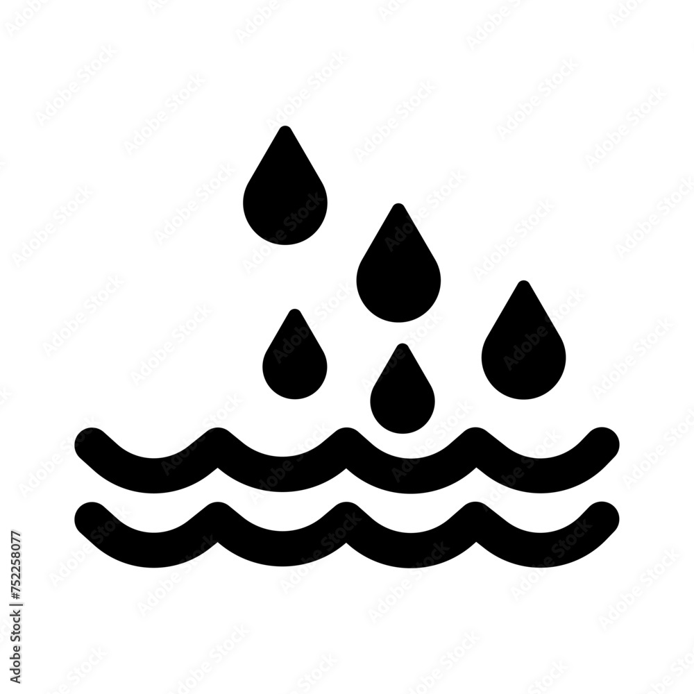 Water Drop Vector Icon Water Drop Vector Icon