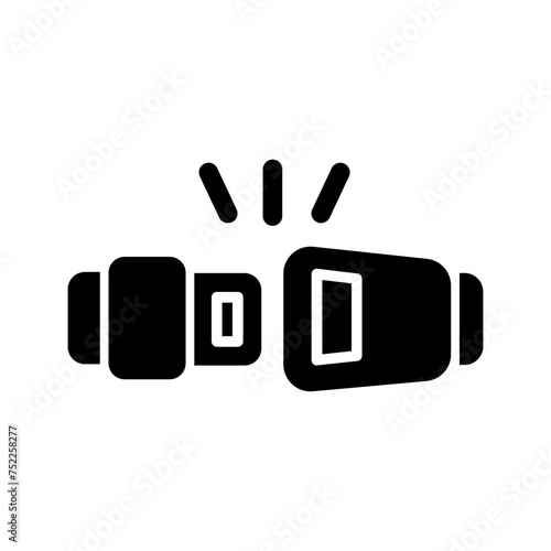 Seat Belt Vector Icon