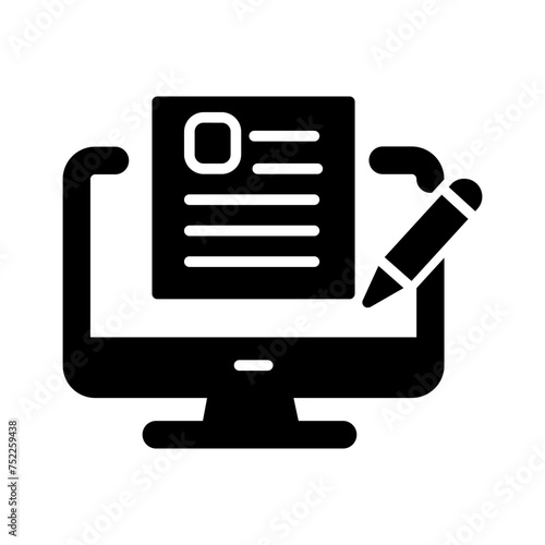 Blog Vector Icon
