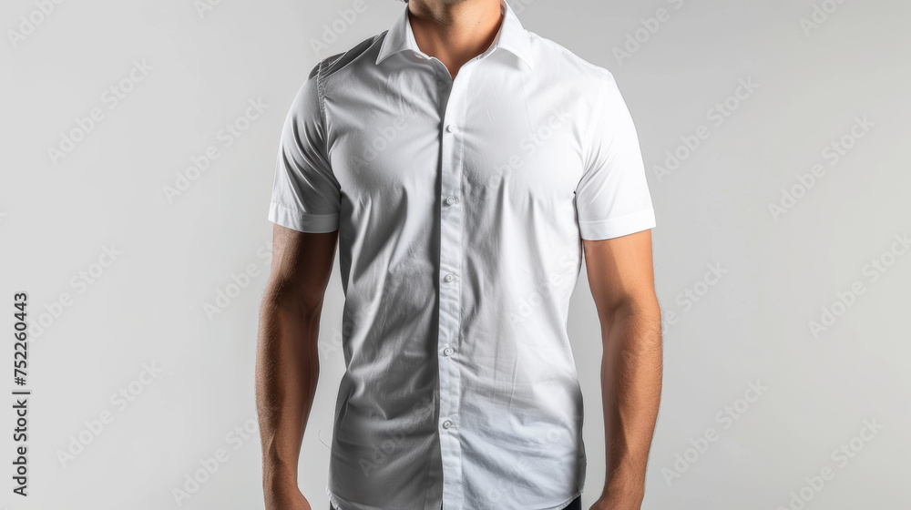 shirt on white background shirt on white background