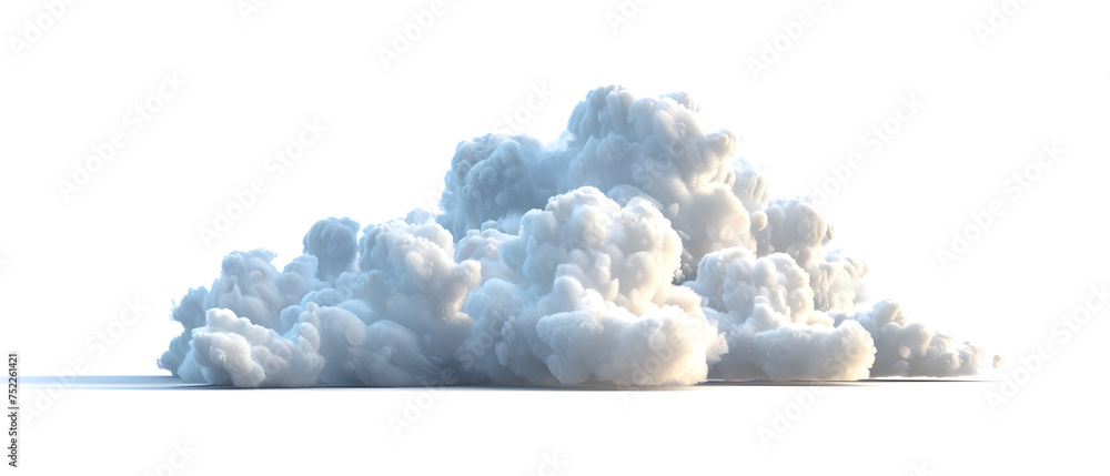 Cloud Isolated on a White Background Cloud Isolated on a White Background