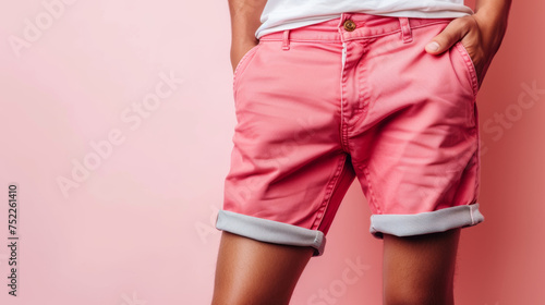 shorts on white background photo
